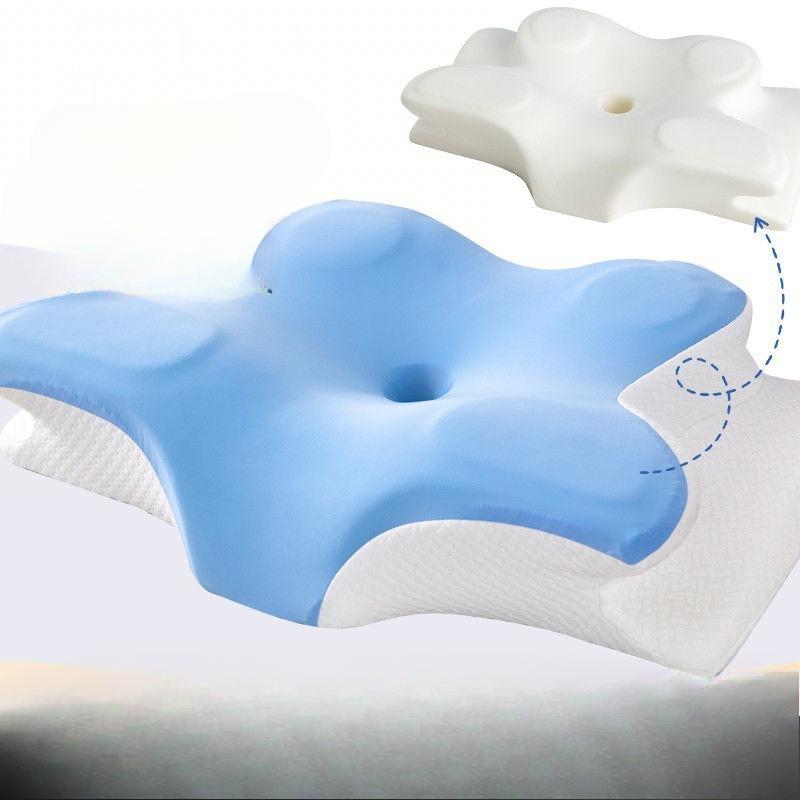 Butterfly Pillow Memory Pillow Core Slow Rebound Memory Foam Pillow Cervical Vertebra Pillow Aircraft Pillow Neck Pillow Core Cow Horn Pillow Core