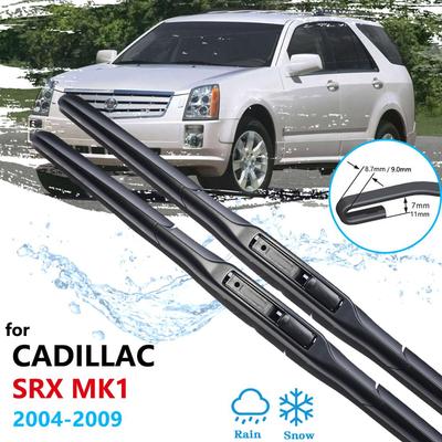 Car Wiper Blades for Cadillac SRX MK1 2004 2005 2006 2007 2008 2009 Front Windshield Windscreen Brushes Washer Car