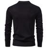 Callaway 2025 Autumn and Winter Embroidery New Men's Sweater Long Sleeved Knitted Sweater Half Zipper Business Casual Thin Sweater Men