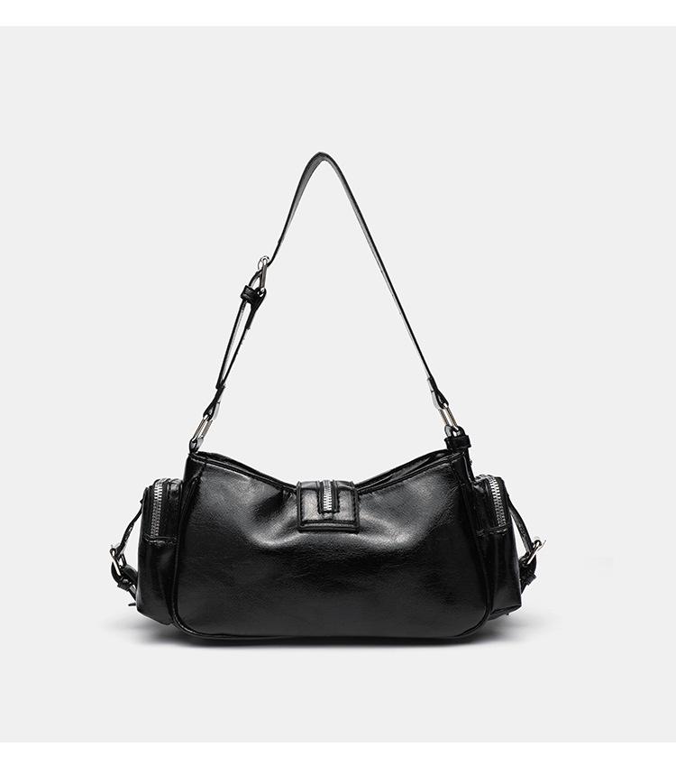 Vintage Y2K Crossbody Motorcycle Bag: Retro European and American Design
