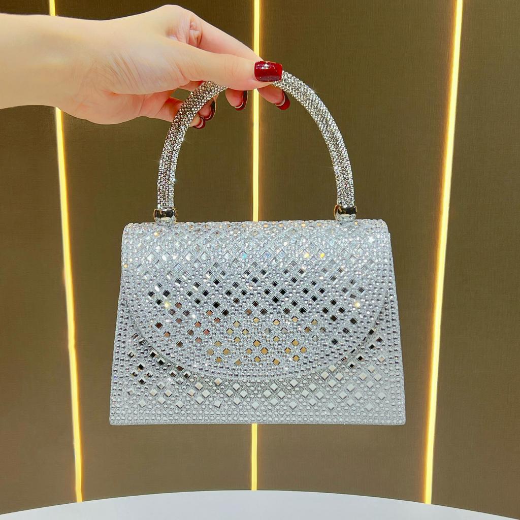 Ladies' Fashionable Handbag - Evening Bag, Versatile in Style, Hand-held Bag, Niche Crossbody Bag