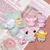 10 Pcs New Mini Kawaii Cartoon Animal Kitten Puppy Rabbit Resin Scrapbook Diy Jewelry Children Gift Hairpin Accessories A10