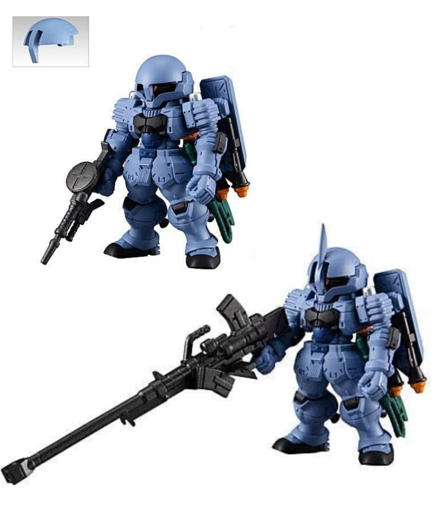 FW GUNDAM CONVERGE 10th Anniversary SELECTION 01 Zudah Zudah and 3rd Zudah set [3. (1st unit) 4. (2nd units) / (spare unit)] 2-piece