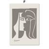 Abstract Line Bird Face Rainbow Picasso Matisse Posters And Prints Wall Art Canvas Painting For Living Room Decorative Pictures