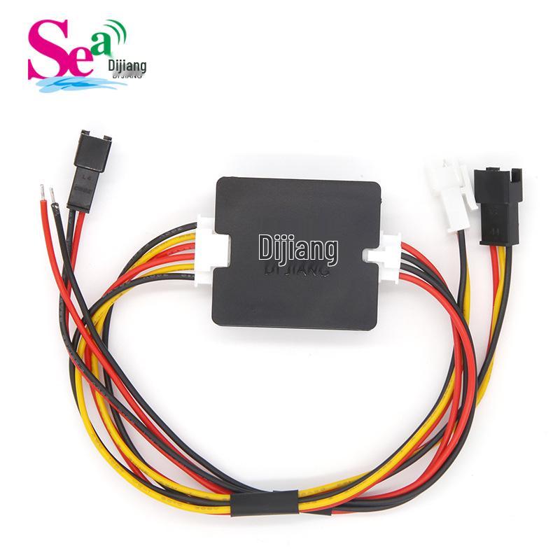 Hall Water Flow Sensor S201: 4-Point Pulse Signal Water Heater Electromagnetic Flowmeter