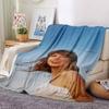 Taylor Swift'S Album Cover Artwork Blanket Soft Throw Blanket For Home Bedroom Bed Sofa Travel Office Solid Christmas Blanket