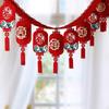 2 Banner Traditional Chinese New Year Hanging Decoration Spring Festival Decoration for Home Office