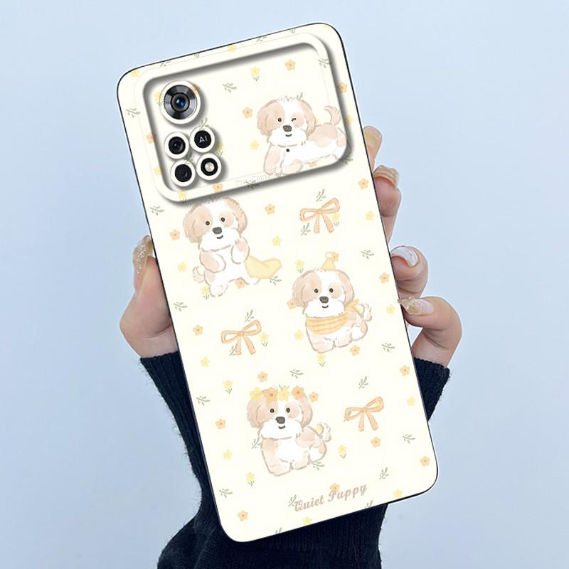 For Xiaomi Poco X4 Pro 5G Case Sweet Girls Cats Soft Silicone Phone Back Cover For Xiaomi PocoX4 M4 Pro Bumper Protective Casing