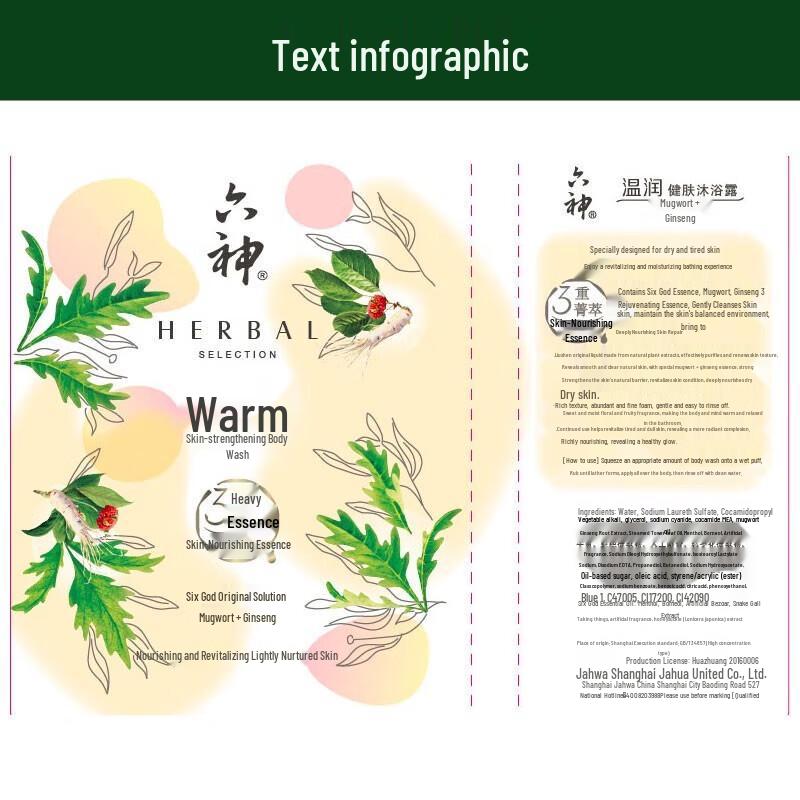 Liushen Essence Skin-Invigorating Shower Gel