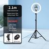 Tragbarer Multifunktionaler Selfie-Stick & Bodenstativ mit Fülllicht für Mobile Live-Streams