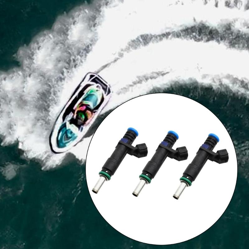 3pcs Fuel Injector 420874834 420874846 for Sea-Doo GTR RXP 155 215 230 Replacement Accessories