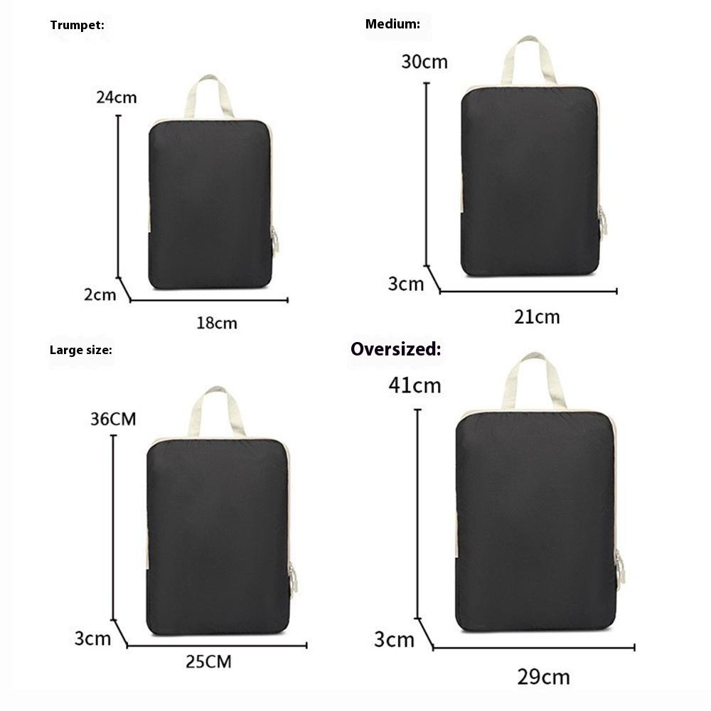 4Pcs Set Luggage Organizer Bags Oxford Cloth Travel Packing Expandable Clothes Storage Bags