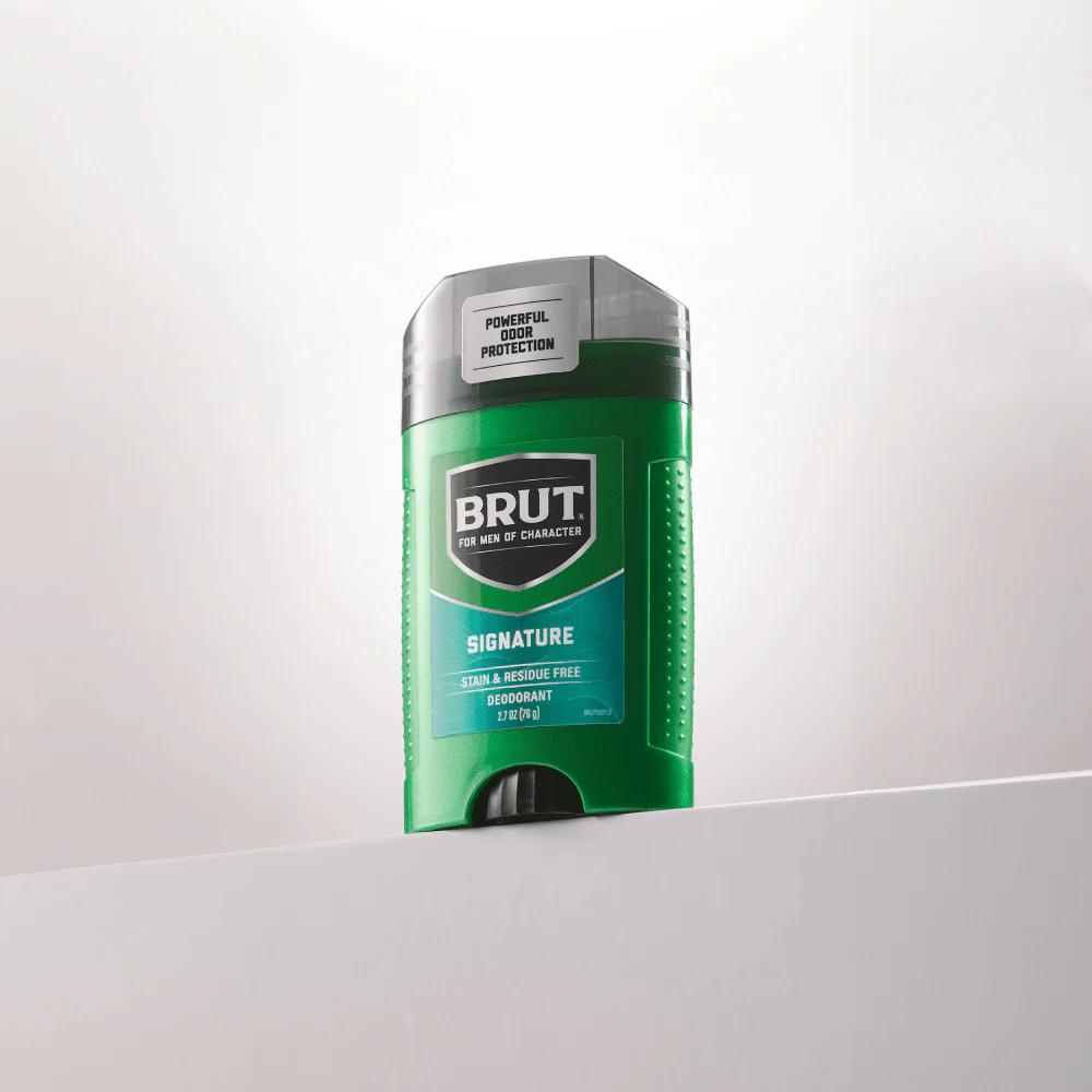 Stick Deodorant for Men Without Marks Signature Deodorant Brut 76 G