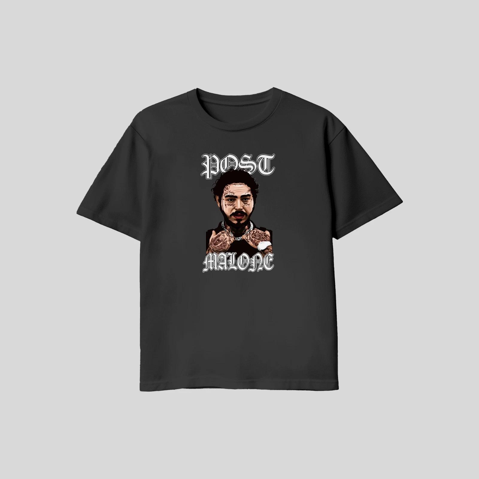 Men s and Women s T-shirts Post Malone Goth Tribute M