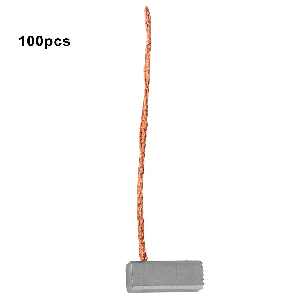 100PCS J420 Miniature Diaphragm Pump Motor Carbon Brush Replacement 6 X 6 X 15mm