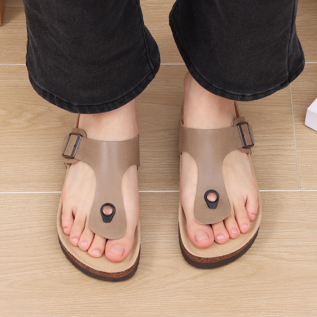 Mode Lächeln Herren Clogs Sandalen Sommer Herren Sandale Kork Clog Hausschuhe Unisex Pantoletten Outdoor Plateau Rutschfest Haussandalen Mit Schnalle