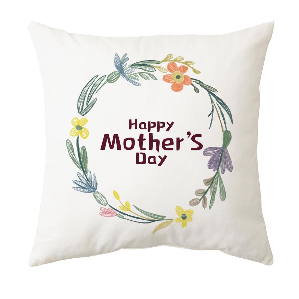 

Pillowcase Letter Sofa Pillowcase Holiday Gift Mother s Day Pillowcase Peach Skin Velvet Thick 45*45cm