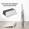 Dual Storage Vertical Type Notebook Computer Book Aluminium Alloy Bracket Base Desktop Double Card Slot Heat