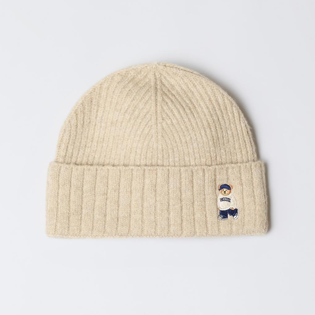 (Woody) [Wool Blend] Embroidered Beanie_SPACF4TAY0