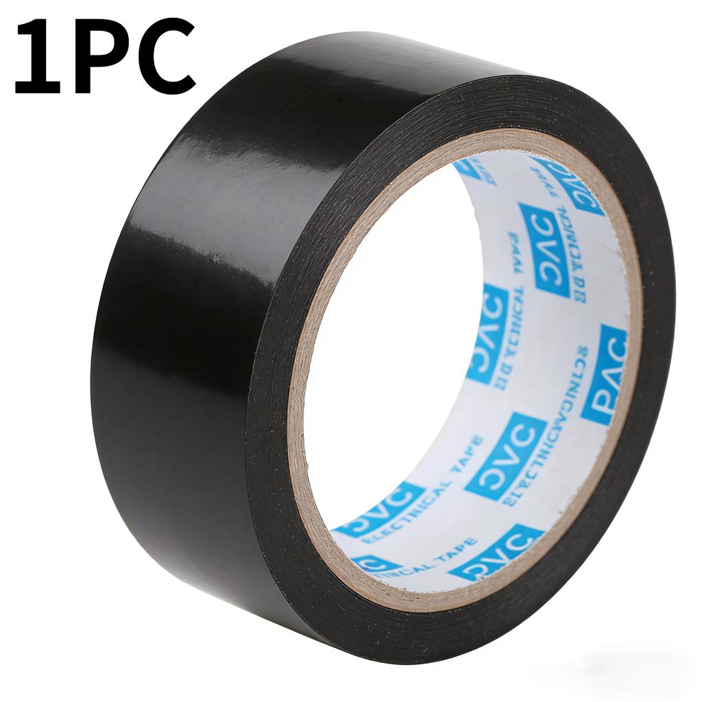 Insulating Electrical Tapes PVC Flame Retardant Black Self Adhesive Electric Wire Protection Tapes Waterproof Durable High-Temp