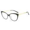 Fashion Anti Blue Light Cat Eye Glasses for Women Retro Frame Reading Computer Clear Lens Simple Female Eyeglasses
