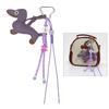 Portable PU Sausage Dog Keychain Holder Lightweight Key Ring Creative Animal Design Keyring For Everyday Use