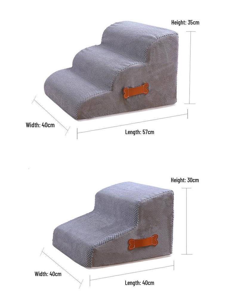Non-Slip Washable Pet Stairs for Small Dogs - Climbing Ladder & Sofa Step with Wear-Resistant Design