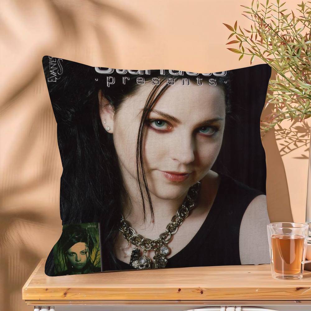 PC Evanescence Band Cushion Cover Car Throw Pillow Case For Sofa Car Christmas Gift