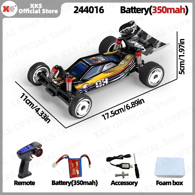 

Xks Wltoys 244016 1:24 Scale Rc Car High Speed 25Km/H Racing Drifting Remote Control Toy Vehicle For Kids Children Christmas Toy
