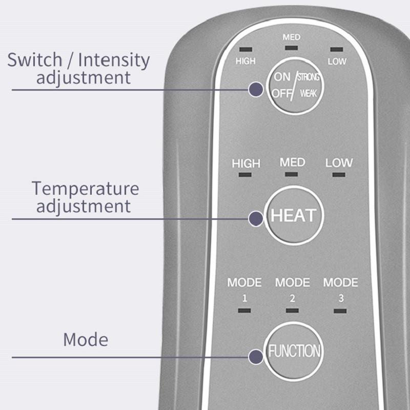 Heating Air Compression Leg Foot Massager Pain Relief Improve Circulation Calf Massage Machine Multifunctional Leg Massager