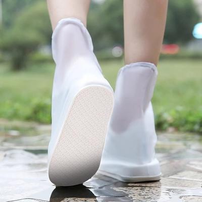 Überschuh regendicht, wasserdicht und rutschfest Regen Damen Regentag Fußabdeckung Kinder Gummistiefel Regendichter Überschuh verdickt für Herren