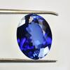 Natural Blue Tanzanite Loose Gemstone 9.75 Ct Oval Shape for Jewelry Making and Gem Collections