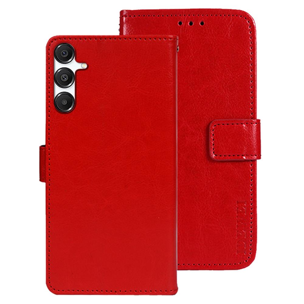 IDEWEI For Samsung Galaxy A36 5G/A56 5G Stand Case Crazy Horse Texture Leather Phone Cover