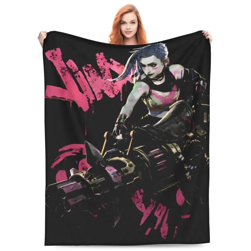 Caitvi Arcane Blankets Action Adventure Wool Awesome Warm Throw Blankets for Chair Covering Sofa Decoration