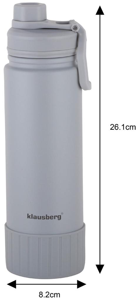 Butelka Termiczna 720ml KLAUSBERG Szara KB-7638