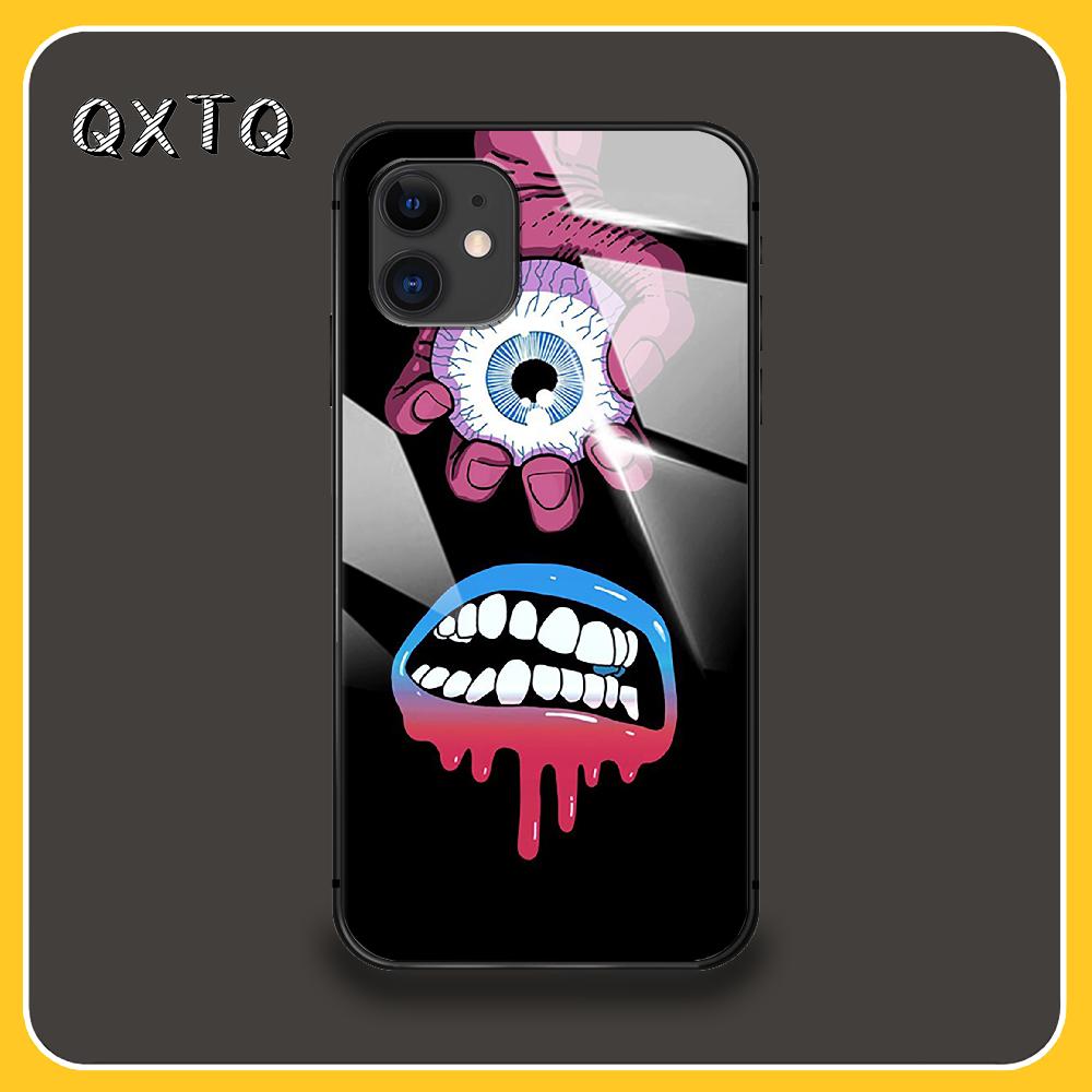Artistic Fashion Eyes Case Mobile Cases & Covers Glass Cell Phone Case For IPhone Xiaomi Redmi Samsung Galaxy Note S 12 13 14 15 21 22 5G Pro Max Plus