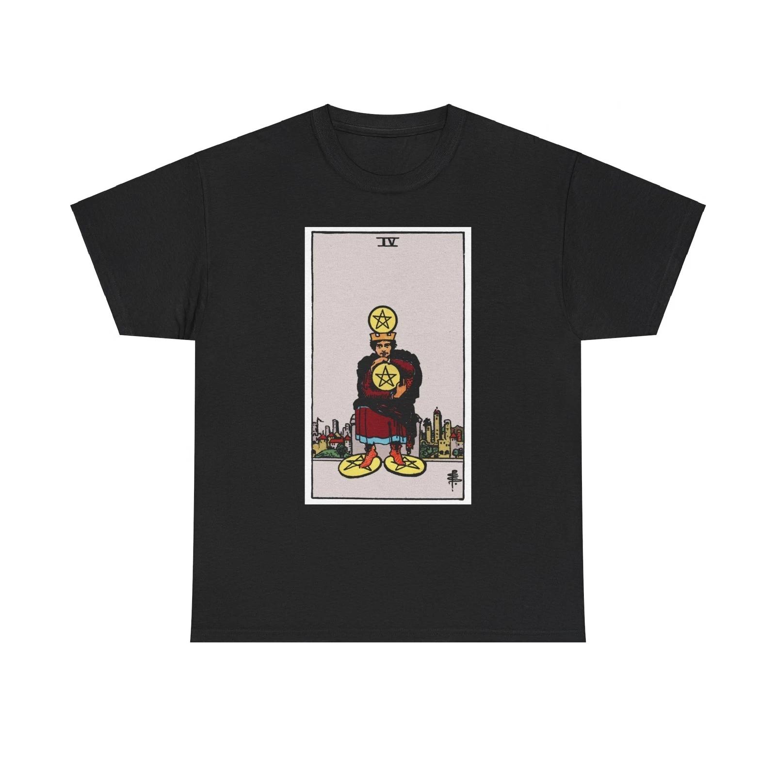 The 4 of Pentacles (Tarot Card) T shirt 3XL