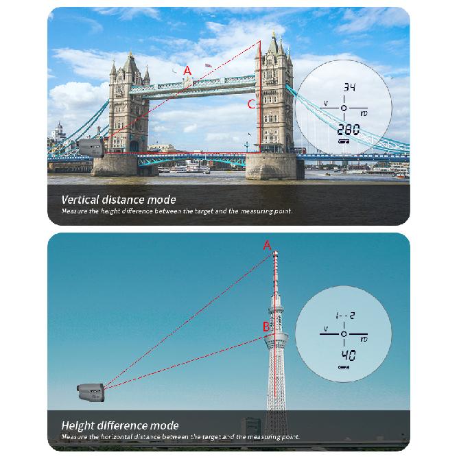 Hot Sale ARTBULL Outdoor Golf Laser Rangefinder Telescope650Meter Height Measurement and Angle Measurement