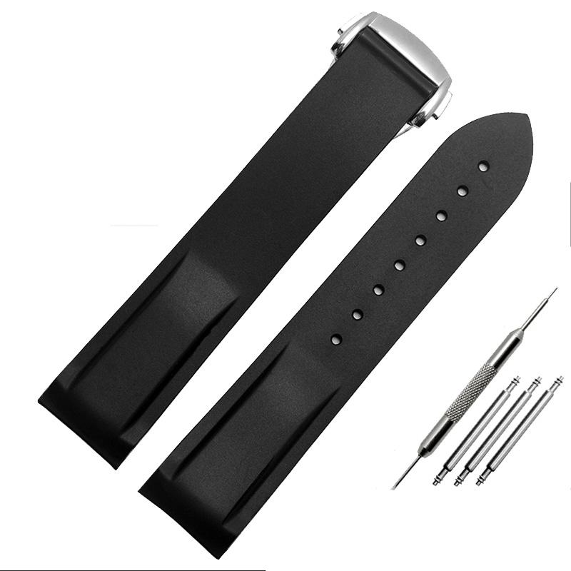 

Классический ремешок для часов с резиновым силиконовым интерфейсом Arc 20 мм 22 мм подходит для часов Omega Seamaster GMT Diver 300 Speedmaster Seiko Hamilton 22mm