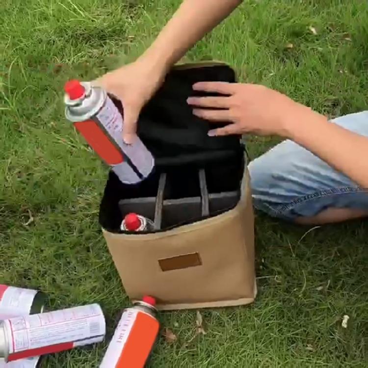Borsa Porta Bombole Gas Borsa Trasporto Fornello a Gas Borsa Bombole Aria Custodia Protettiva Bombole Sacca Organizzatrice Pentole