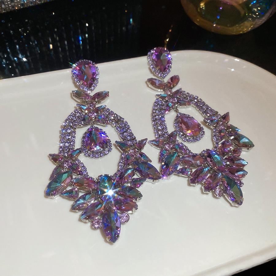 Silver Needle Water Drop Tassel Earrings - Light Luxury High-End Design for Women's Fashion.