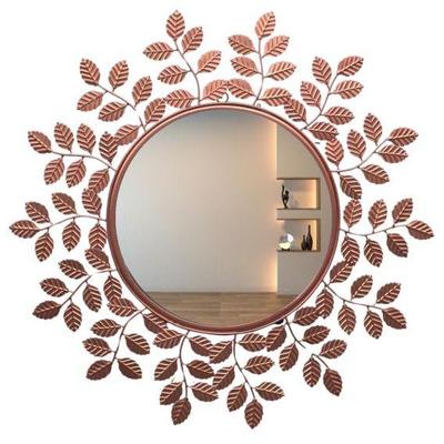 Rostfreier & Wetterfester Wandspiegel - Idealer Spiegel für Wohnzimmer, Schlafzimmer, Foyer | Eingangsbereich, Waschbeckenbereich Roségold, 24 Zoll 1 Stück