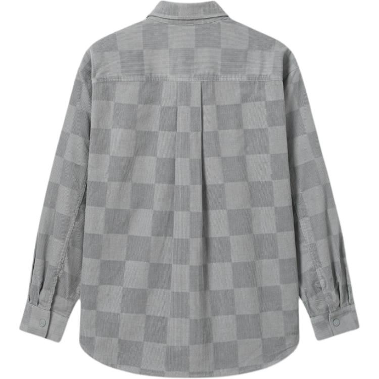 Levis Denim Wanderer Series FW24 Plaid Color Block Flannel Lined Long Sleeve Shirt Men shirts Light-Gray 0029Z-0002