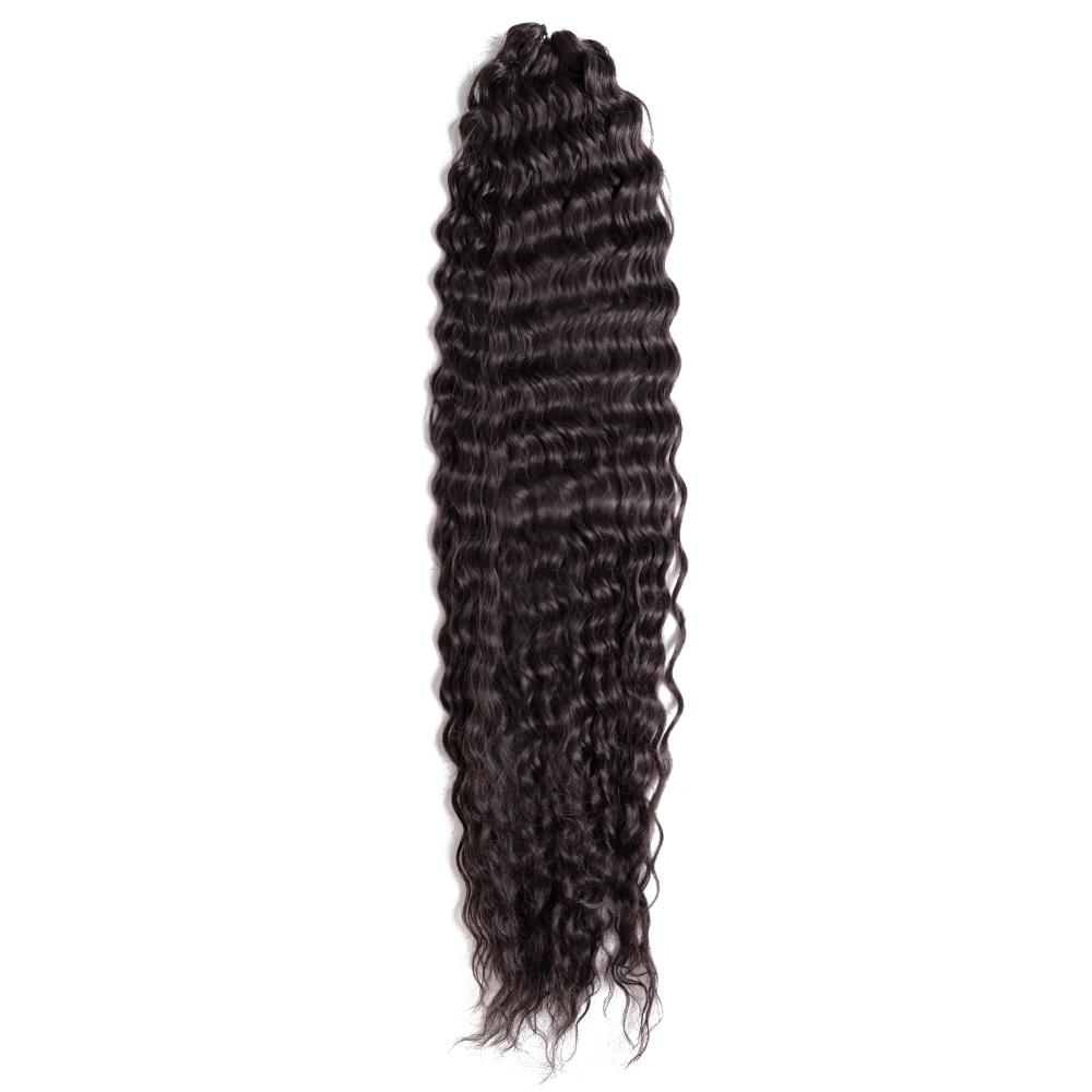 Lockiges Tiefwellen-Haar Weiches Synthetisches Lockiges Twist-Häkel-Futura-Zopf-Ariel Anna Jessica Brasilianische Glückliche Haarverlängerung