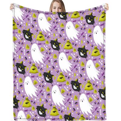 Halloweenská deka s potiskem