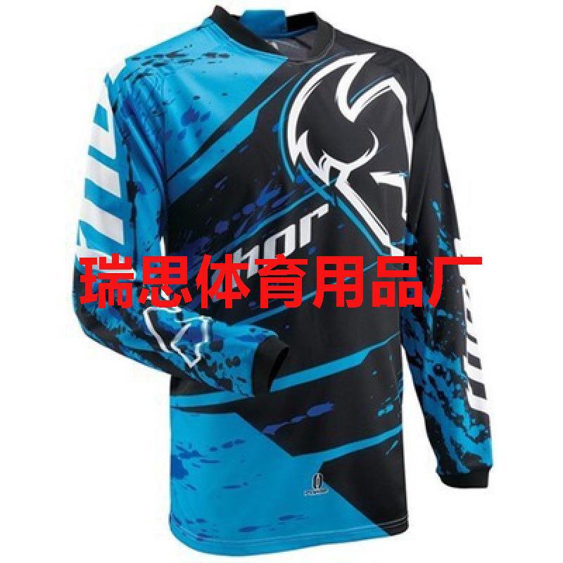 Sommer langärmeliger Radanzug Mountainbike TLD Downhill-Anzug Offroad-Motorradanzug T-Shirt Renn-Sweatshirt