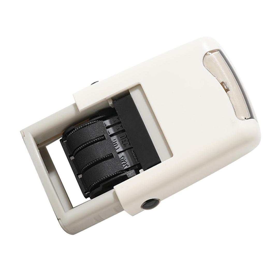 Date Stamp 25x2.8mm English Date Clear Imprint Quick Drying   Self Inking Stamp
