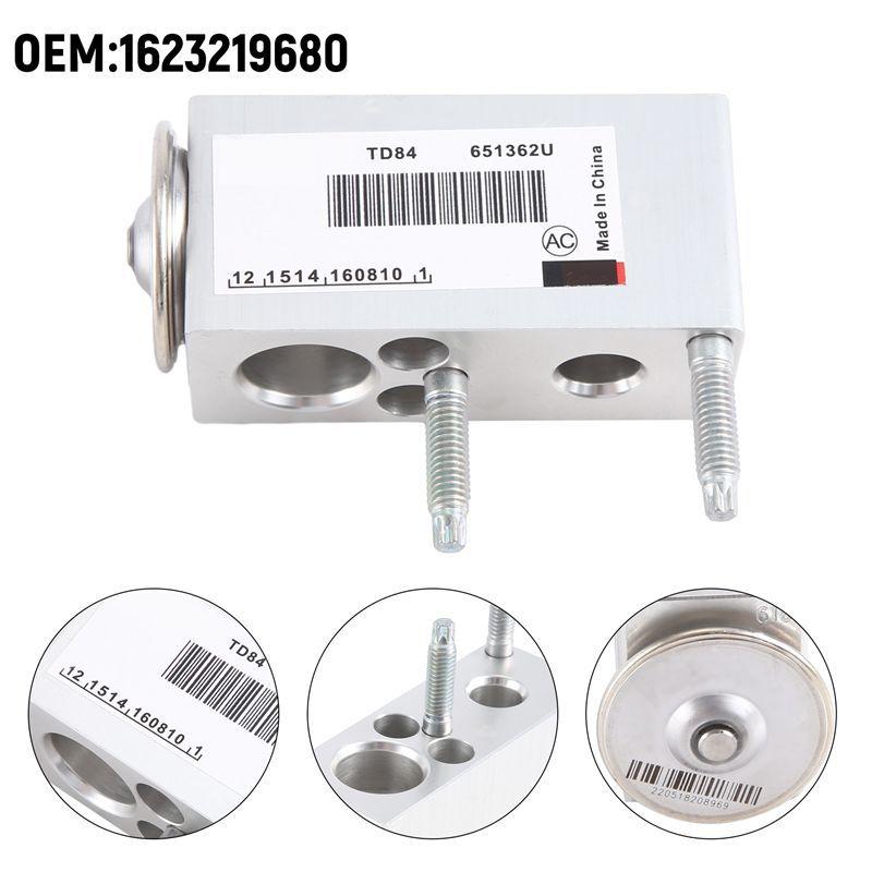 Excellent-1 Piece 1623219680 Car AC Air Conditioning Expansion Valve Silver Metal For 208 2008