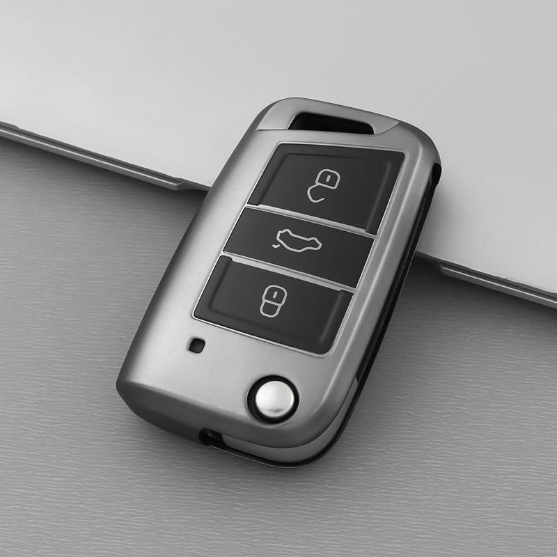 Volkswagen Schlüsseletui für Tiguan, Santana, Sagitar, Lavida, Bora, Polo, Golf, Magotan und Passat