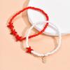 Summer New Daisy Flower Chain Anklets for Women Trendy Beach Starfish Shell Beads Anklet Bracelet On Leg Foot Chain Boho Jewelry
